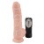 Medical Silicone Pulsating Vibrator - Реалистичный вибратор с функцией пульсации, 20х4.4 см